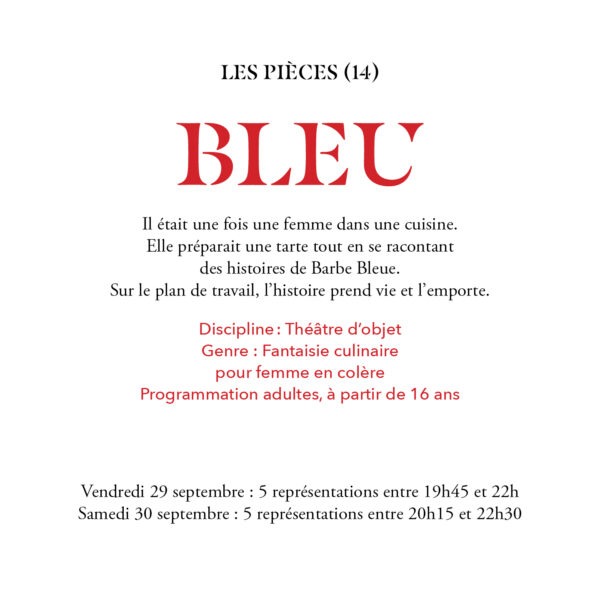 Bleu (Sa 21h45)